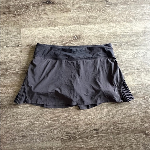 lululemon athletica Dresses & Skirts - lululemon athletica Black Skort with Pleated Sides